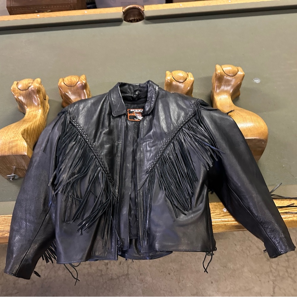 Fringe leather riding jacket - Picture 1 of 7